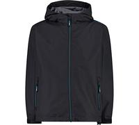 CMP Giacca Pioggia In Poliestere Antistrappo Da Bambini, Giacca Unisex - Bambini e ragazzi, Antracite-Reef, 152