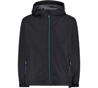 CMP Giacca Pioggia In Poliestere Antistrappo Da Bambini, Giacca Unisex - Bambini e ragazzi, Antracite-Reef, 140