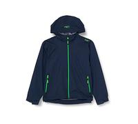 CMP Giacca Pioggia In Poliestere Antistrappo Da Bambini, Giacca Unisex - Bambini e ragazzi, Black Blue 84, 128