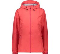 CMP Giacca Pioggia In Poliestere Antistrappo da Donna, Corallo, XS