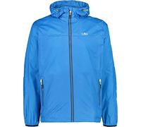 Giacca impermeabile CMP Fix Hood Rain azzurro - XL
