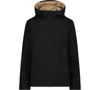 CMP Giacca Reversibile con cappuccio da donna, 35K3586 (IT, Testo, M, Regular, Regular, Nero)