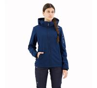 CMP Giacca In Softshell Da Donna Con Cappuccio Removibile, Blue, XXL