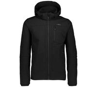 CMP Campagnolo Giacca softshell da uomo con cappuccio staccabile e zip Nero 48
