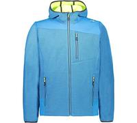 CMP - Felpa in softshell da uomo con cappuccio fisso, River, 56