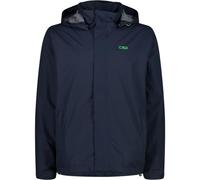 CMP - Giacca Uomo con Cappuccio con Bottoni a Pressione, Black Blue, 54