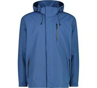 CMP - Giacca Uomo con Cappuccio Zip e Traspirante, Dusty Blue, 54