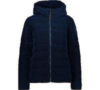 Cmp Giacca Velluto con Imbottitura Feel Warm Flock, Donna, Black Blue, 42, Black Blue