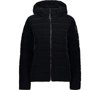 Cmp Giacca Velluto con Imbottitura Feel Warm Flock, Donna, Nero, 42, Nero