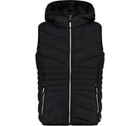CMP - Gilet da bambina in nylon con cappuccio fisso, Nero, 116