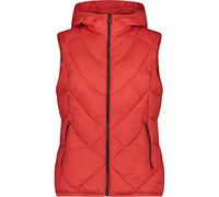 CMP - Gilet da donna con cappuccio fisso, Campari, 44