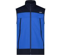 CMP - Gilet da uomo con cappuccio fisso in softshell accoppiato, Zaffiro, 48