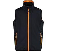 CMP - Gilet in light softshell da bambino, Antracite-Flame, 140