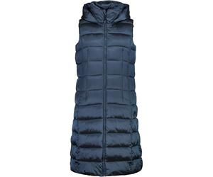 CMP - Gilet lungo da donna in nylon con cappuccio fisso, Dark Niagara, 42