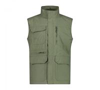 CMP Gilet Outdoor Multitasche da Uomo - 30T6657 (Verde, 58)