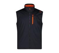 CMP Gilet uomo in Softshell leggero, 30A9317 (IT, Numero, 52, Regular, Regular, Antracite/Orange)