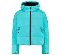 CMP - Girl's Jacket Fix Hood 36W0705 - Giacca sintetica 116 turchese