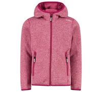 CMP - Girl's Jacket Fix Hood Jacquard Knitted 3H19825 - Giacca in pile 152 fuchsia