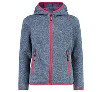 CMP - Girl's Jacket Fix Hood Jacquard Knitted 3H19825 - Giacca in pile 164 grigio