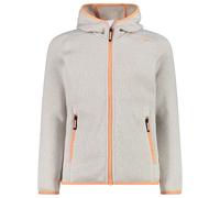 CMP - Girl's Jacket Fix Hood Jacquard Knitted 3H19825 - Giacca in pile 176 grigio