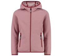 CMP - Girl's Jacket Fix Hood Jacquard Knitted - Giacca in pile 128 fuchsia