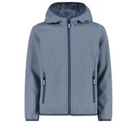 CMP - Girl's Jacket Fix Hood Jacquard Knitted - Giacca in pile 176 grigio
