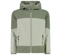CMP - Girl's Jacket Fix Hood Ripstop - Giacca antipioggia 116 grigio/olivia