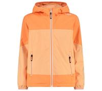 CMP - Girl's Jacket Fix Hood Ripstop - Giacca antipioggia 98 arancione/beige