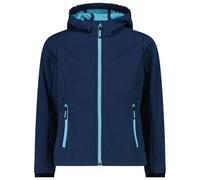 CMP - Girl's Jacket Fix Hood Softshell - Giacca softshell 110 blu