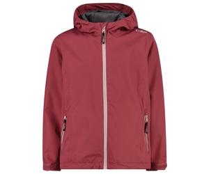 CMP - Girl's Jacket Fix Hood WP - Giacca antipioggia 128 rosso/fuchsia