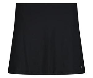 CMP - Gonnellina da Tennis da Donna, Nero, 40