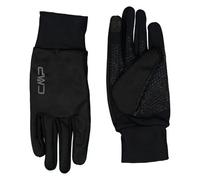 CMP Guanti Antivento in Stretch Performance con touch finger (Nero, S)