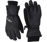 CMP - Guanti da sci in twill per bambini, Nero, 5.5