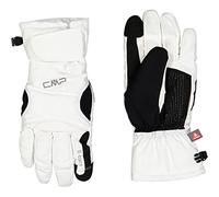 CMP - Guanti da sci Taslan da donna, Bianco, 6.5