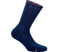 CMP - Hiking Wool Sock Wmn Mid, Blue, 36/38