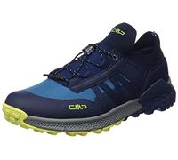 CMP HOSNIAN LOW SHOE, Scarpe da Trekking Uomo, B.Blue-Verde Fluo, 45 EU