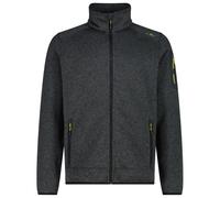 CMP - Jacket Jacquard Knitted 3H60747N - Giacca in pile 56 nero/grigio