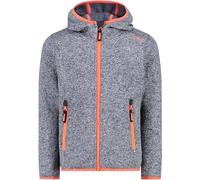CMP - Kid G Jacket Fix Hood, Titanio-Calypso, 104