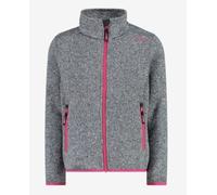 Cmp Kid G Jacket Pile Lana Zip Antracite Mel/Fuxia Junior Bimba 3H19925 18UP