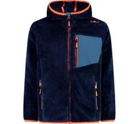 CMP - Kid Jacket Fix Hood, B. Blue-Bluestone, 104