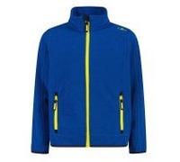 Cmp Kid Jacket Pile Lana Zip Blu Elettrico Mel Junior Bimbo 3H60744 13LU