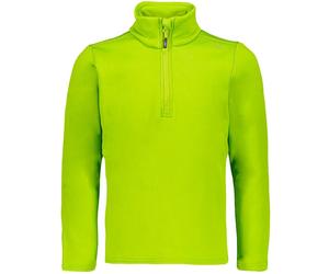 Cmp Kid Sweat Micropile Stretch 1/2 Zip Verde Lime Junior Bimbo 39E2324 E112