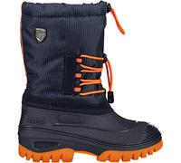 CMP KIDS AHTO WP SNOW BOOTS, Scarpone da Neve, Unisex - Bambini e ragazzi, Blu (B.Blue-Orange Fluo), 25 EU