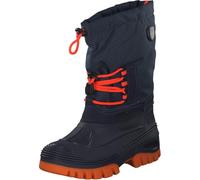 CMP KIDS AHTO WP SNOW BOOTS, Scarpone da Neve, Unisex - Bambini e ragazzi, Blu (B.Blue-Orange Fluo), 28 EU