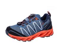 CMP Kids Altak Trail Shoes WP 2.0, Running Shoe, Bluestone-Arancio, 35 EU