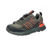 CMP - Kids Atik Low WP Outdoor Shoes, Militare-Arancio, 31