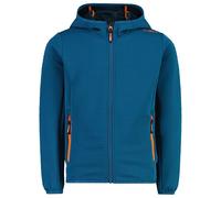 CMP - Kid's Jacket with Fix Hood - Giacca in pile 128 blu