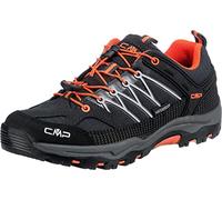 CMP Kids Rigel Low Trekking Shoes Wp, Scarpe da trekking Unisex - Bambini e ragazzi, Antracite-Flash Orange, 36 EU