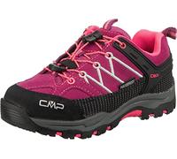 CMP Kids Rigel Low Trekking Shoes Wp, Scarpe da trekking Unisex - Bambini e ragazzi, Berry-Pink Fluo, 34 EU