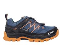 CMP Kids Rigel Low Trekking Shoes Wp, Scarpe da trekking Unisex - Bambini e ragazzi, Bluesteel-Flame, 28 EU